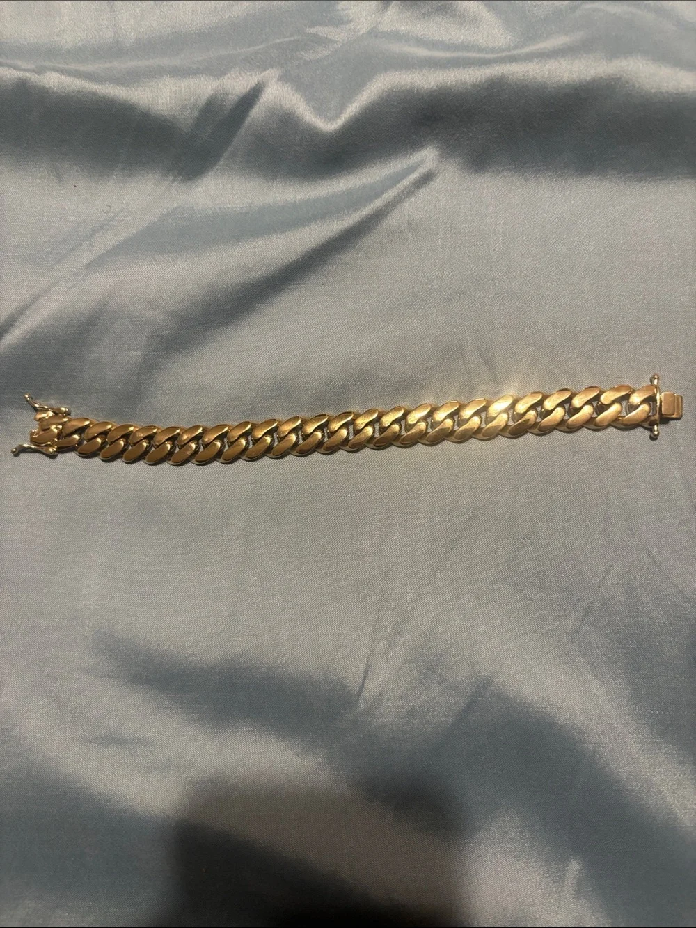 Gold-Tone Cuban Link Bracelet - Men's Accessory